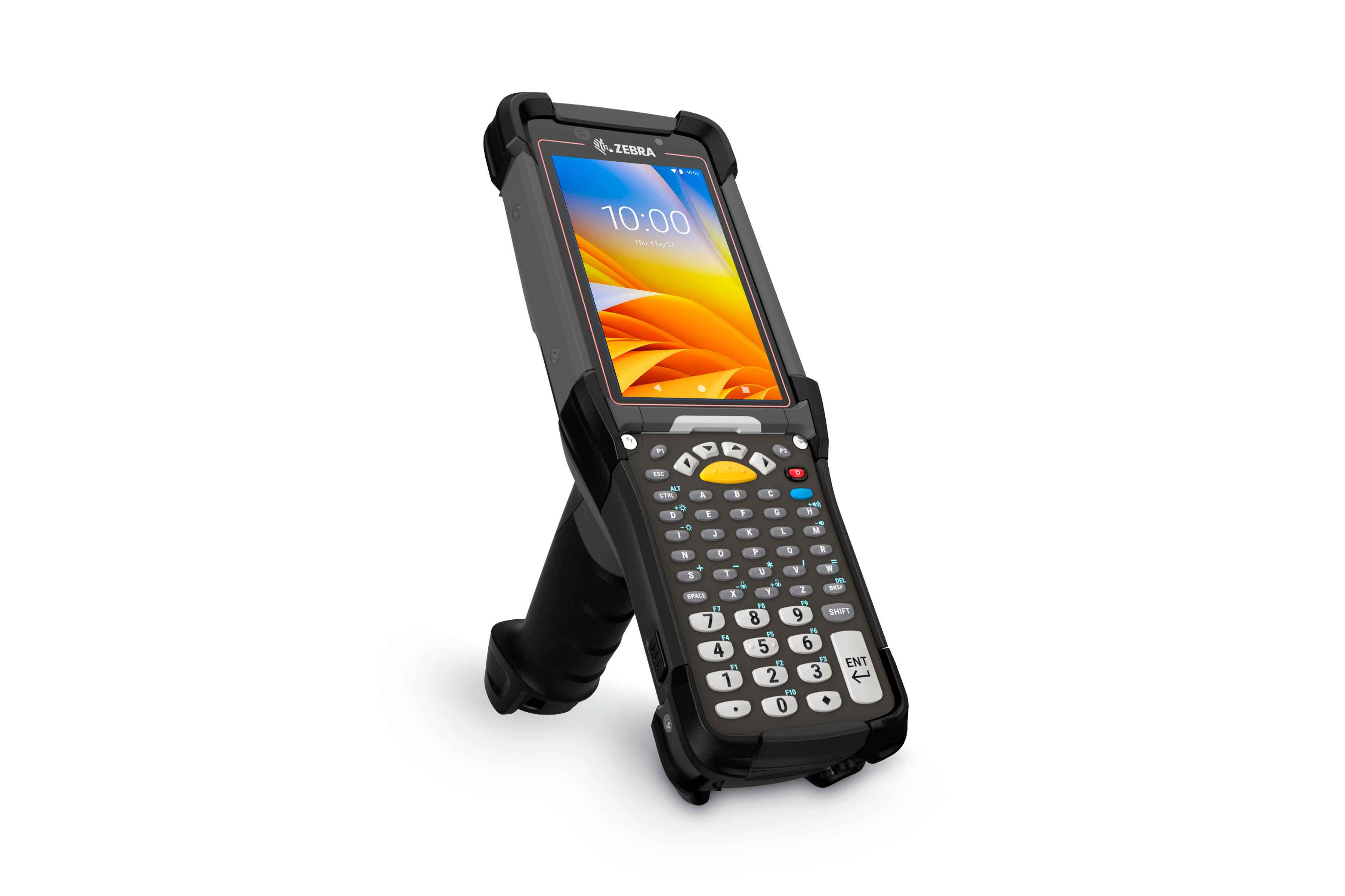 Top right view of a Zebra MC9300 handheld computer