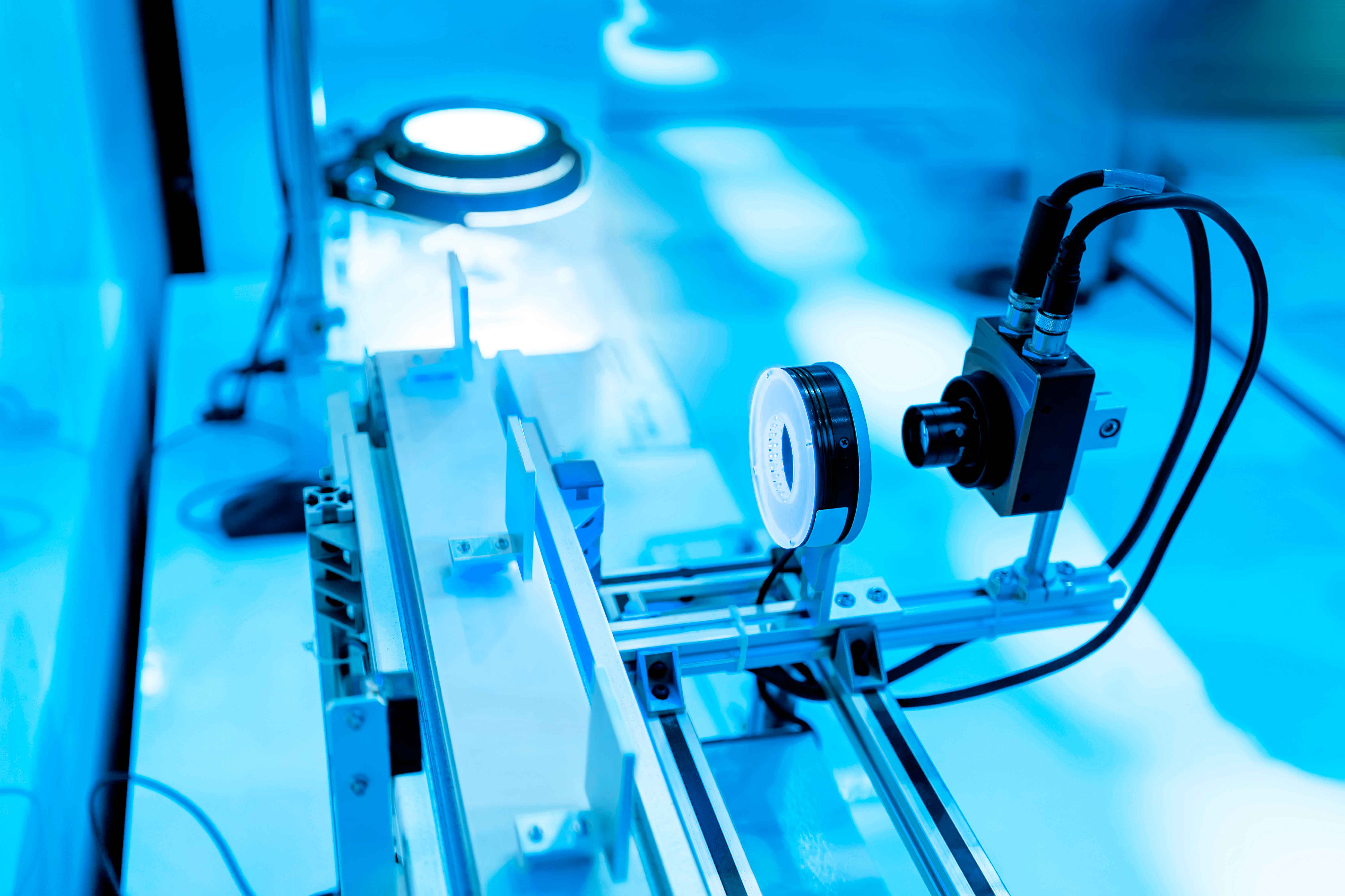 Robotic vision sensor camera system in intellegence factory