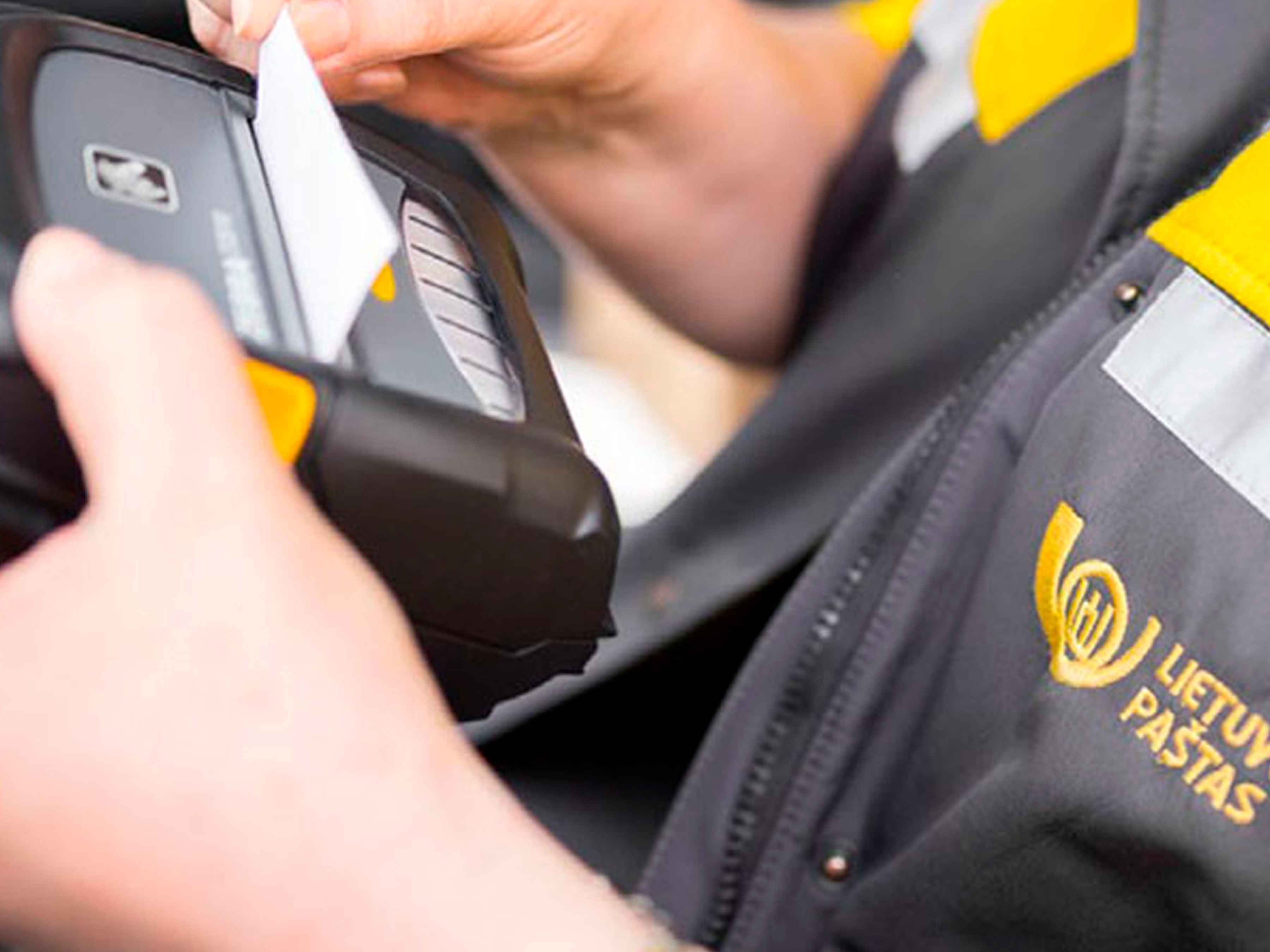 Postman with Zebra's printer